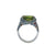 2024-064 MAUSSIN GEMSTONE RING - GREEN OVAL