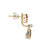 2024-078 HUIQIAN EARRING TWO STONE