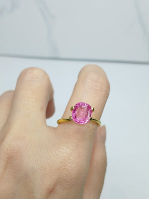 M290	PINK SAPPHIRE OVAL 3.27CT