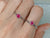 G715 BURMESE RUBY OVAL PAIR 0.76CT