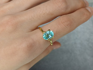 PARAIBA TOURMALINE OVAL 2CT G302