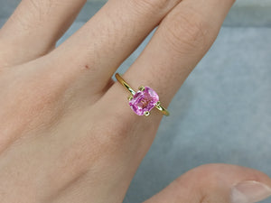 M283	PINK SAPPHIRE 2.04CT  LONG CUSHION