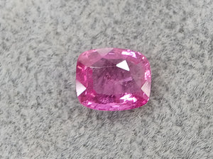 M296	PINK SAPPHIRE LONG CUSHION  3.71CT