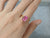 M297	PINK SAPPHIRE LONG CUSHION 4.05CT