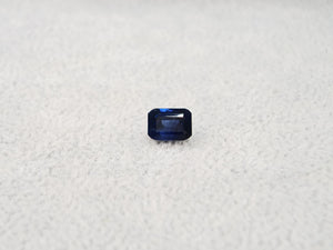 G242 DARK BLUE SAPPHIRE EMERALD 1.86CT