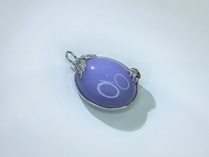 M428 LILA LAVENDER JADE PENDANT