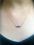 DOSH DANI TWO STONE NECKLACE TANZANITE EMERALD 2020-161