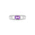 2023-113 IRWO BORDER GEMSTONE MENS RING - PURPLE EMERALD