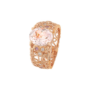 Dahlia Oval Kunzite Ring AG748,2019-142, 2023-105