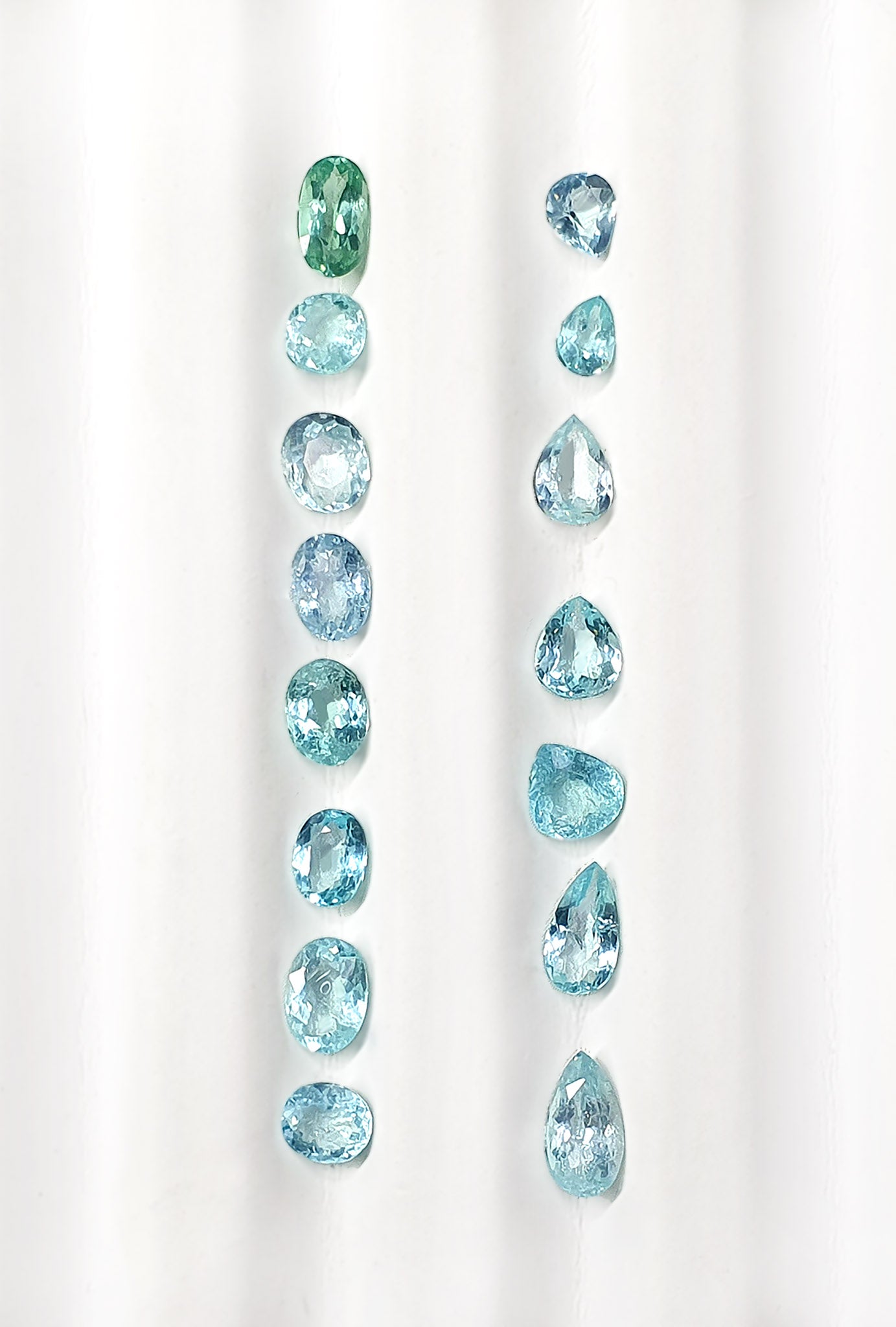 G741 PARAIBA TOURMALINE MIXED 7.45CT