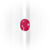 G742 RUBY LONG OVAL 4.38CT