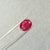 G742 RUBY LONG OVAL 4.38CT