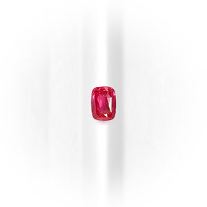 G744 RUBY LONG CUSHION 1.67CT