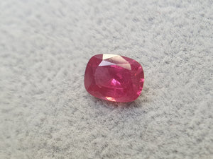 G745 UNHEATED Pinkish Red RUBY 2.29CT