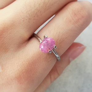 G750 PINK SAPPHIRE OVAL 2CT