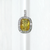 NANCY HALO PENDANT - YELLOW LONG CUSHION