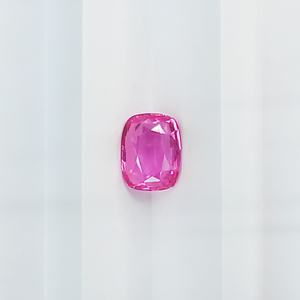 M297	PINK SAPPHIRE LONG CUSHION 4.05CT