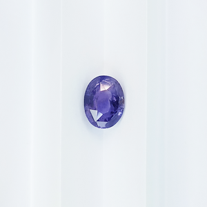 G725 UNHEAT PURPLE SAPPHIRE OVAL 5.50CT