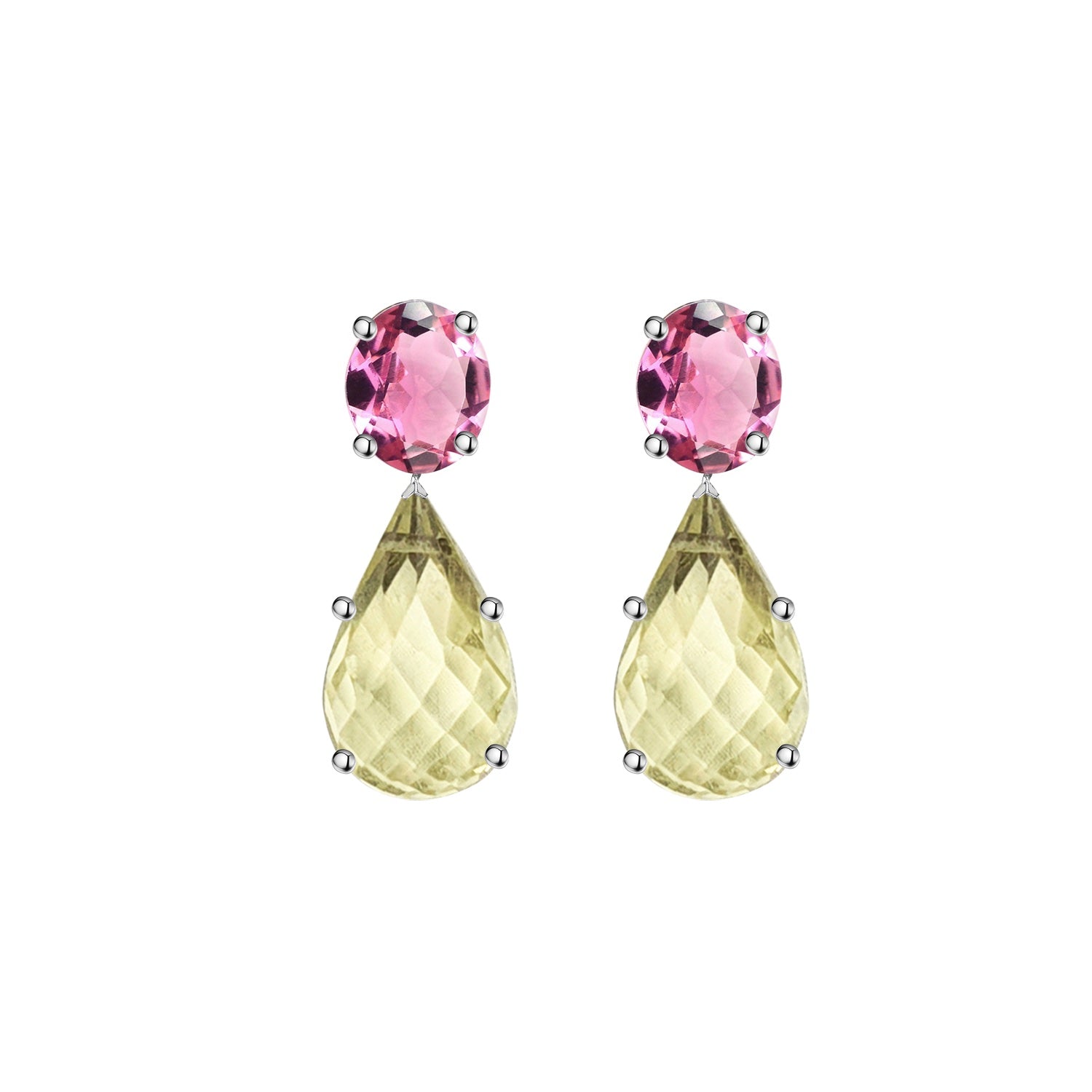 Gemstones earrings on sale